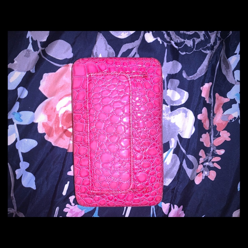 Pink clutch purse/wallet